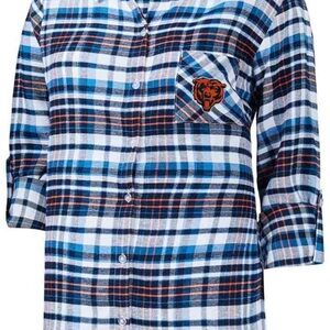 NWT Concepts Sport Chicago Bears Womens 2XL Loungewear Sleep Shirt